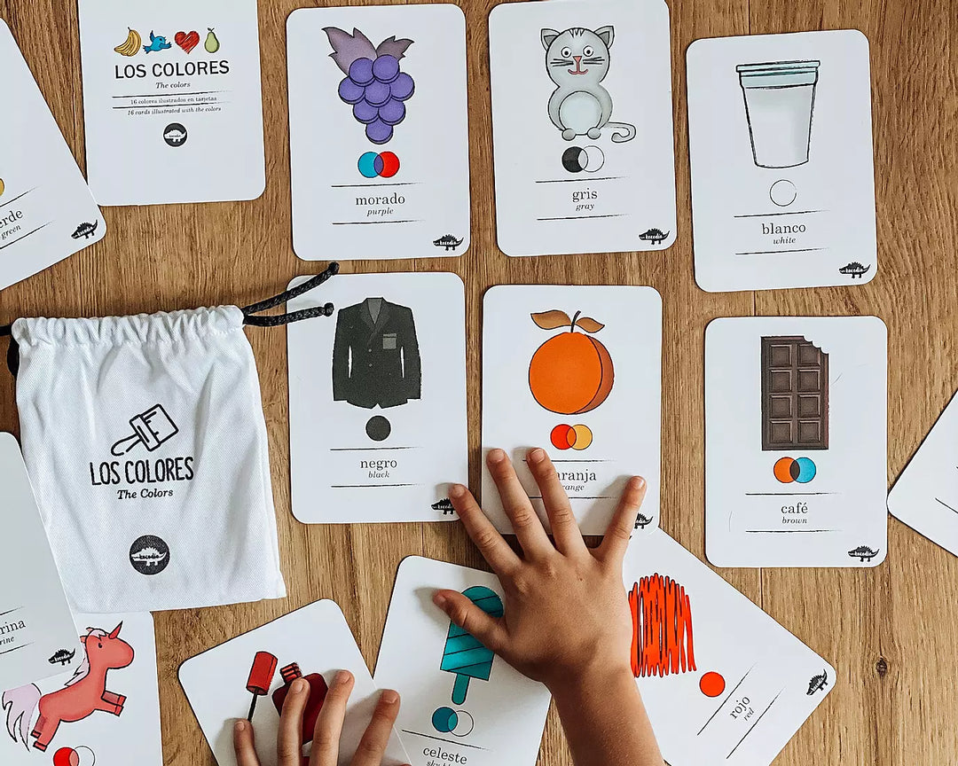Flash Cards Los Colores Cartas Didácticas