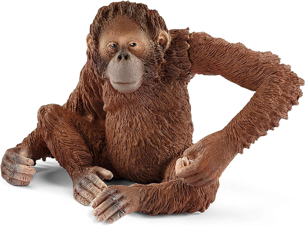 Figura Orangutan Hembra Pintado A Mano