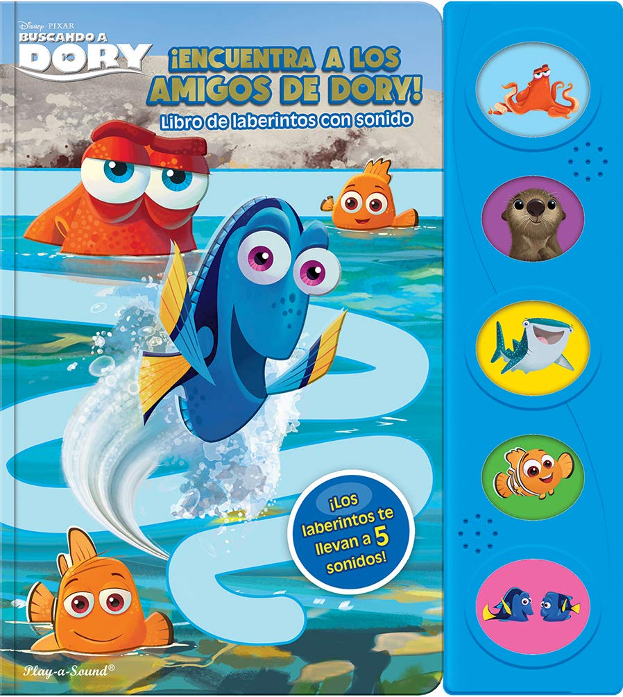 Libro Laberintos Con Sonido Buscando A Los Amigos De Dory