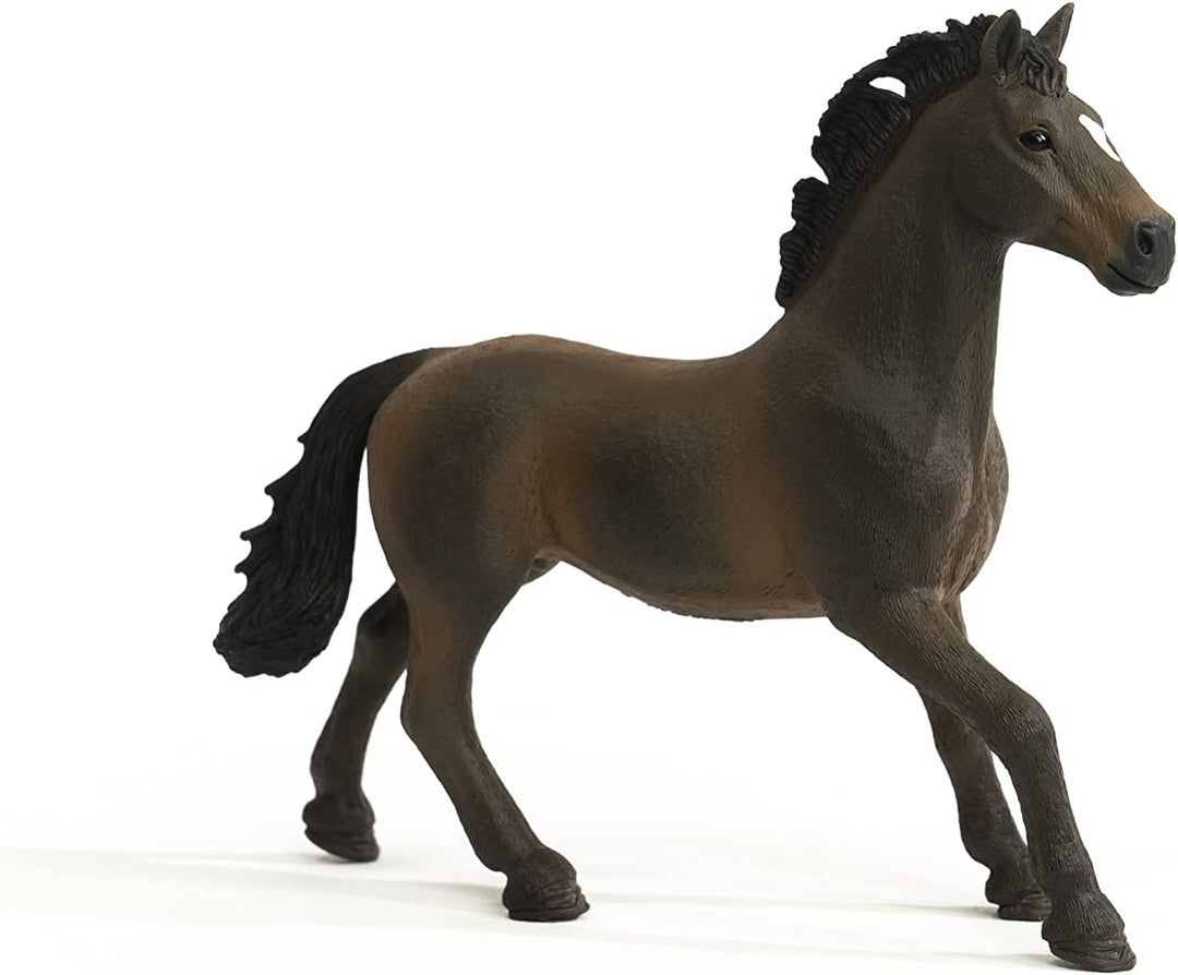Figura Animales Caballo Oldenburger  Pintado A Mano