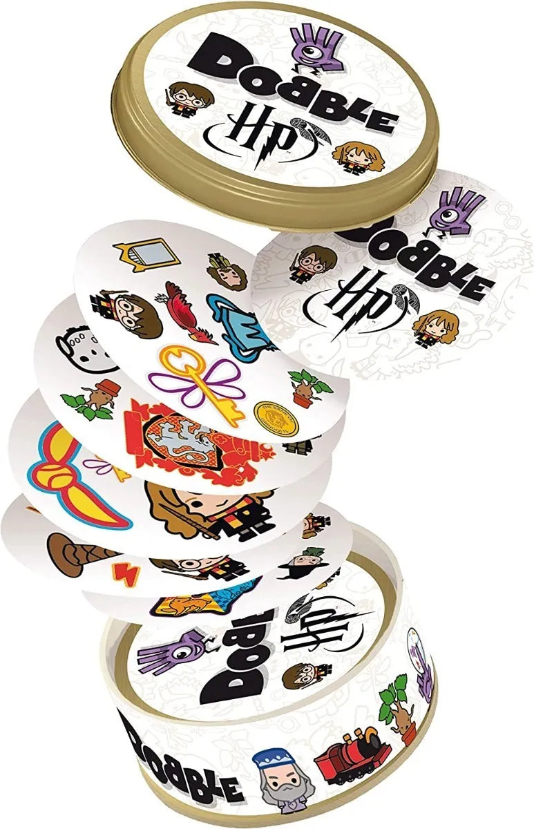 Juego De Mesa Dobble 5 En 1 Spot It Agilidad Harry Potter