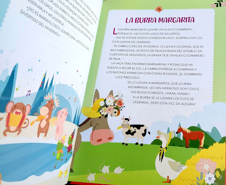 Libro Cuentos Para Leer Animales Granja
