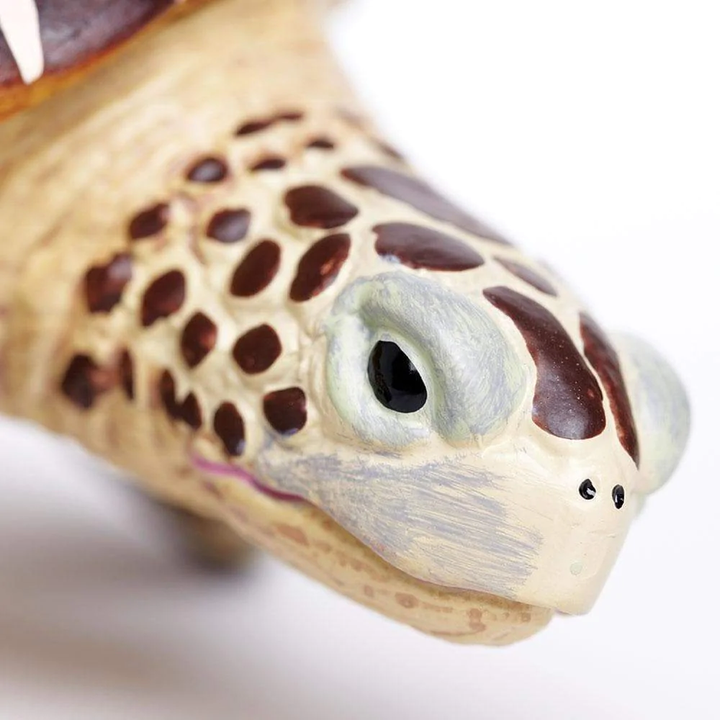 Figura Animales Tortuga Marina Pintado a Mano