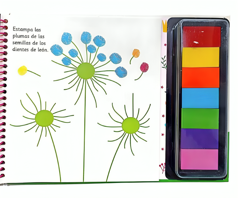 Libro Actividades Con HuellitasUnicornios