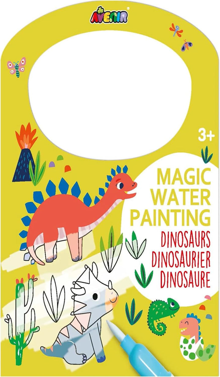 Libro Magico Para Pintar Con Agua Dinosaurios