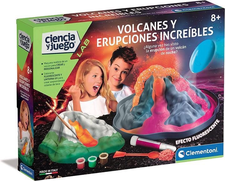 Experimento Volcanes Y Reacciones Brillantes Niños