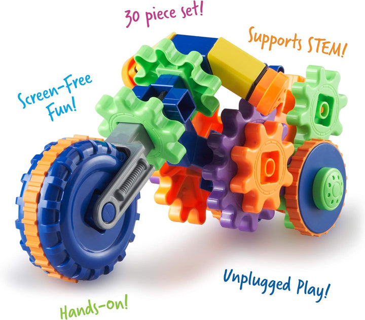 Juego de Construccion Engranajes 30 Piezas Motocicletas
