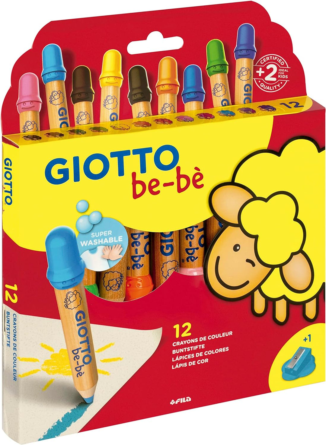 Set Caja De 12 Colores Ergonomicos