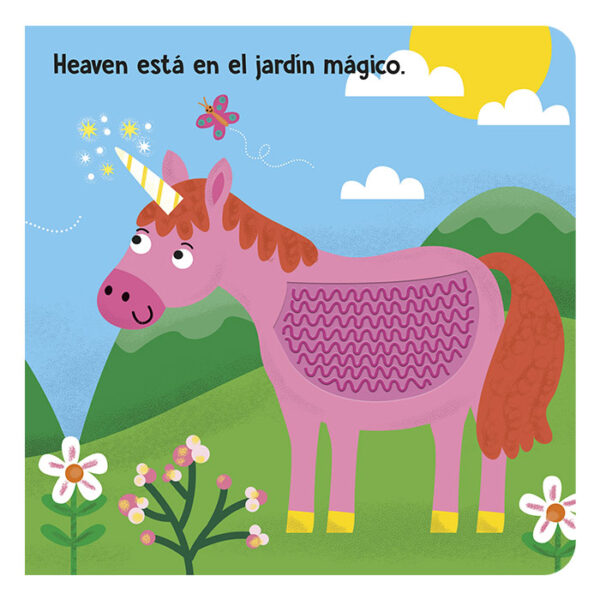 Libro Sensorial Unicornios Magicos Tocar Y Sentir