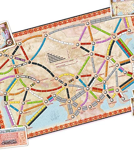 Juego De Mesa Aventureros Al Tren Asia