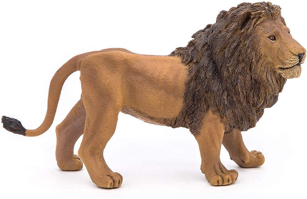 Figura Animales León Pintado a Mano