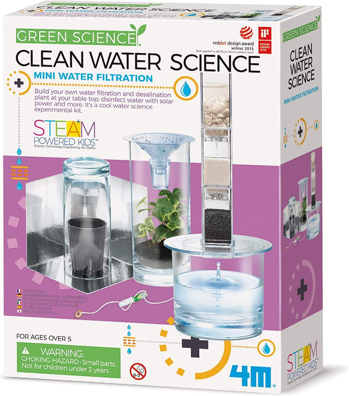 Experimento STEM Ciencia Del Agua Limpia