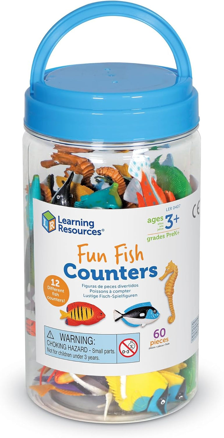 Juego De Conteo Montessori Peces