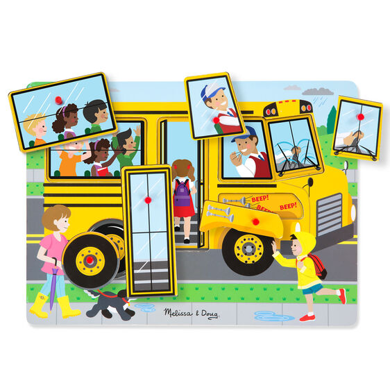 Rompecabezas con Sonido Bus Escolar