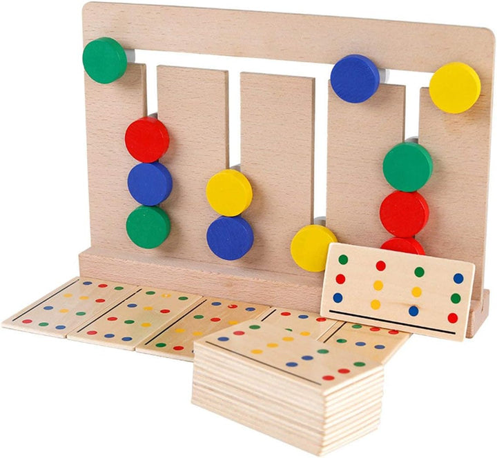Juego Montessori Patron De Colores En Madera