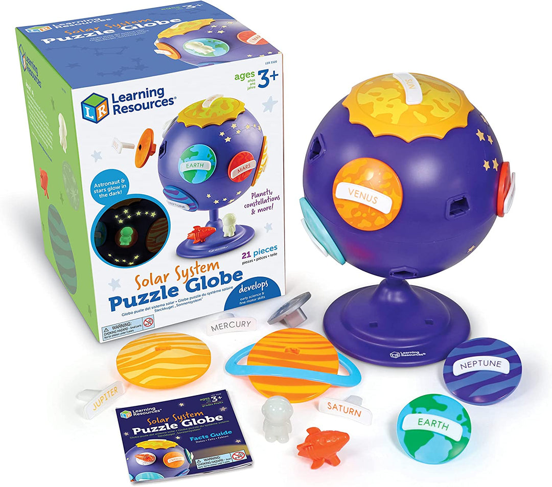 Juego Rompecabezas 3D Sistema Solar Alumbra Para Niños