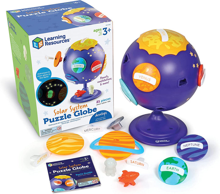 Juego Rompecabezas 3D Sistema Solar Alumbra Para Niños