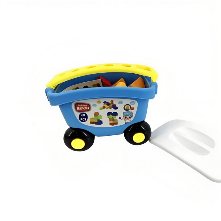 Juego Vagón Bloques Construcción 2 En 1 Niños