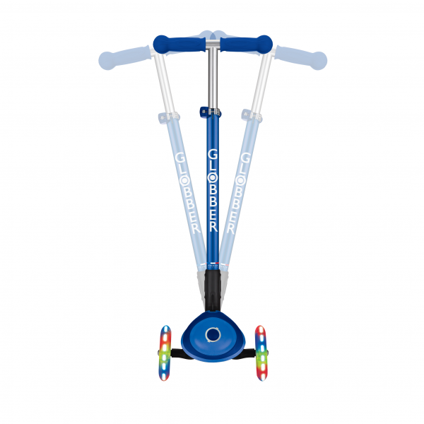 Patineta Globber Primo Plus Con Luces azul