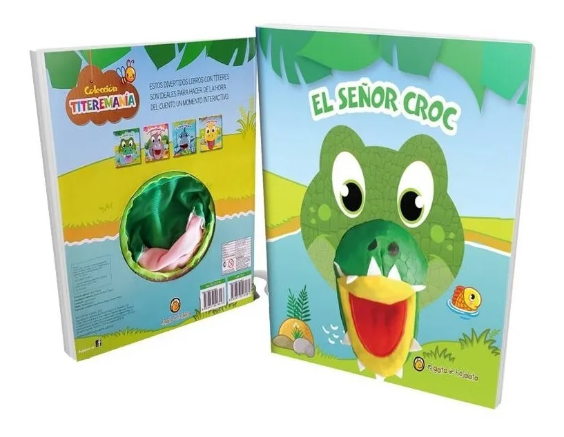 Libro Y Titere De Mano Animales Rana