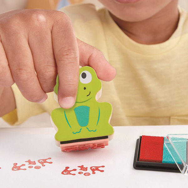 Juguete Set De Sellos En Madera Para Niños