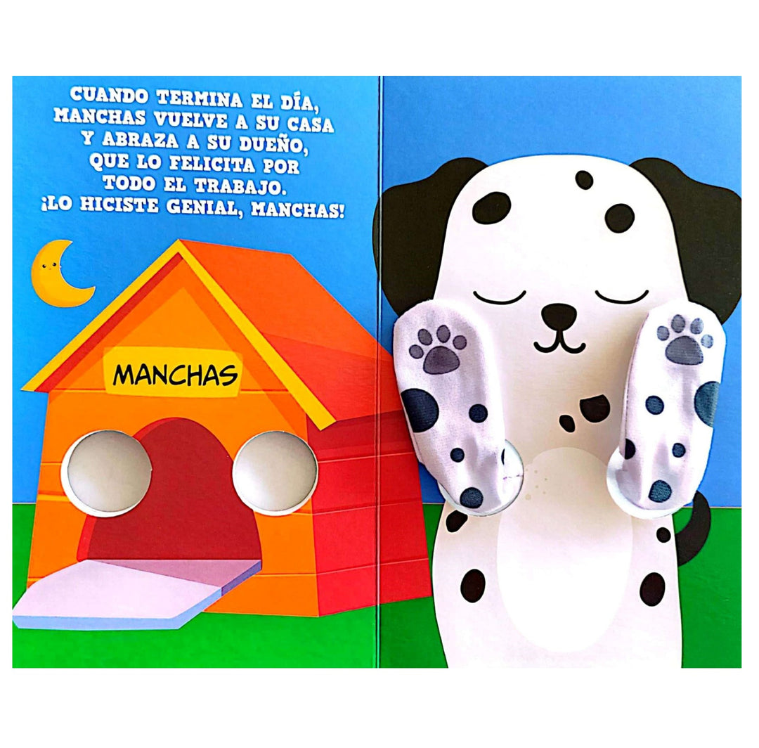 Libro Y Titere De Dedo Abrazos De Perro