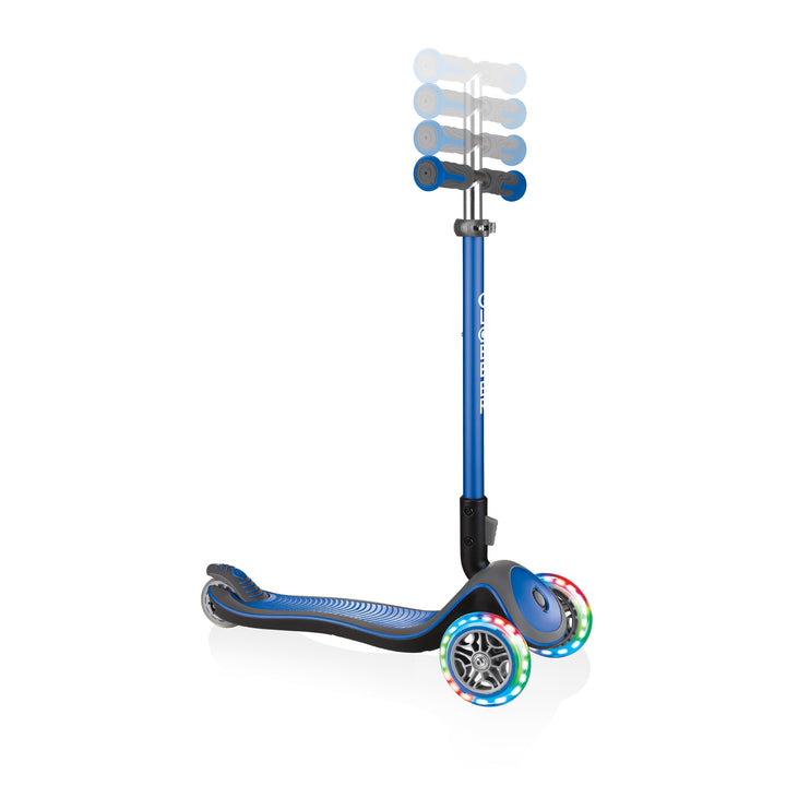 Patineta Elite Deluxe Azul con Luces
