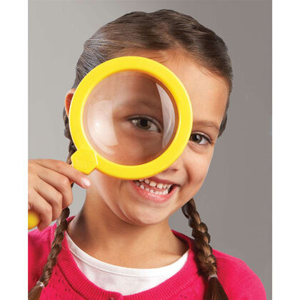 Pinza Sensorial y Lupa Verde Para Niños niñas