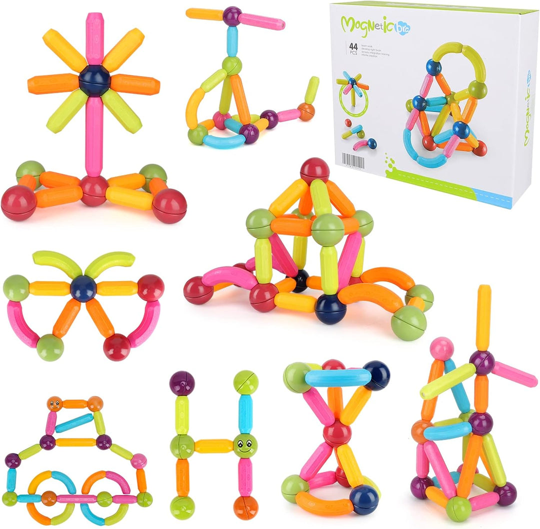 Juego de Construccion Magnetico 64 Piezas