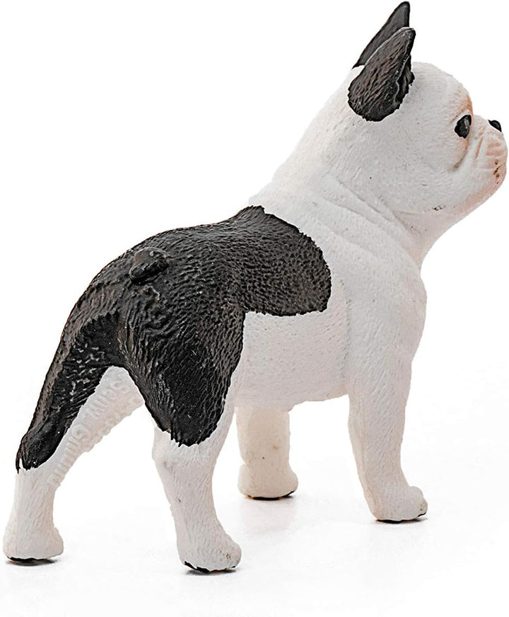 Figura Animales Perro Bulldog Frances Pintado A Mano