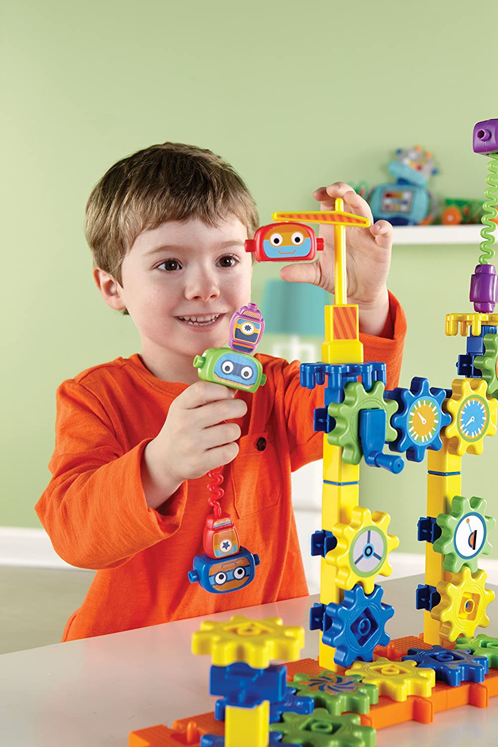 Juego de Engranajes Fábrica de Robots Para Niños
