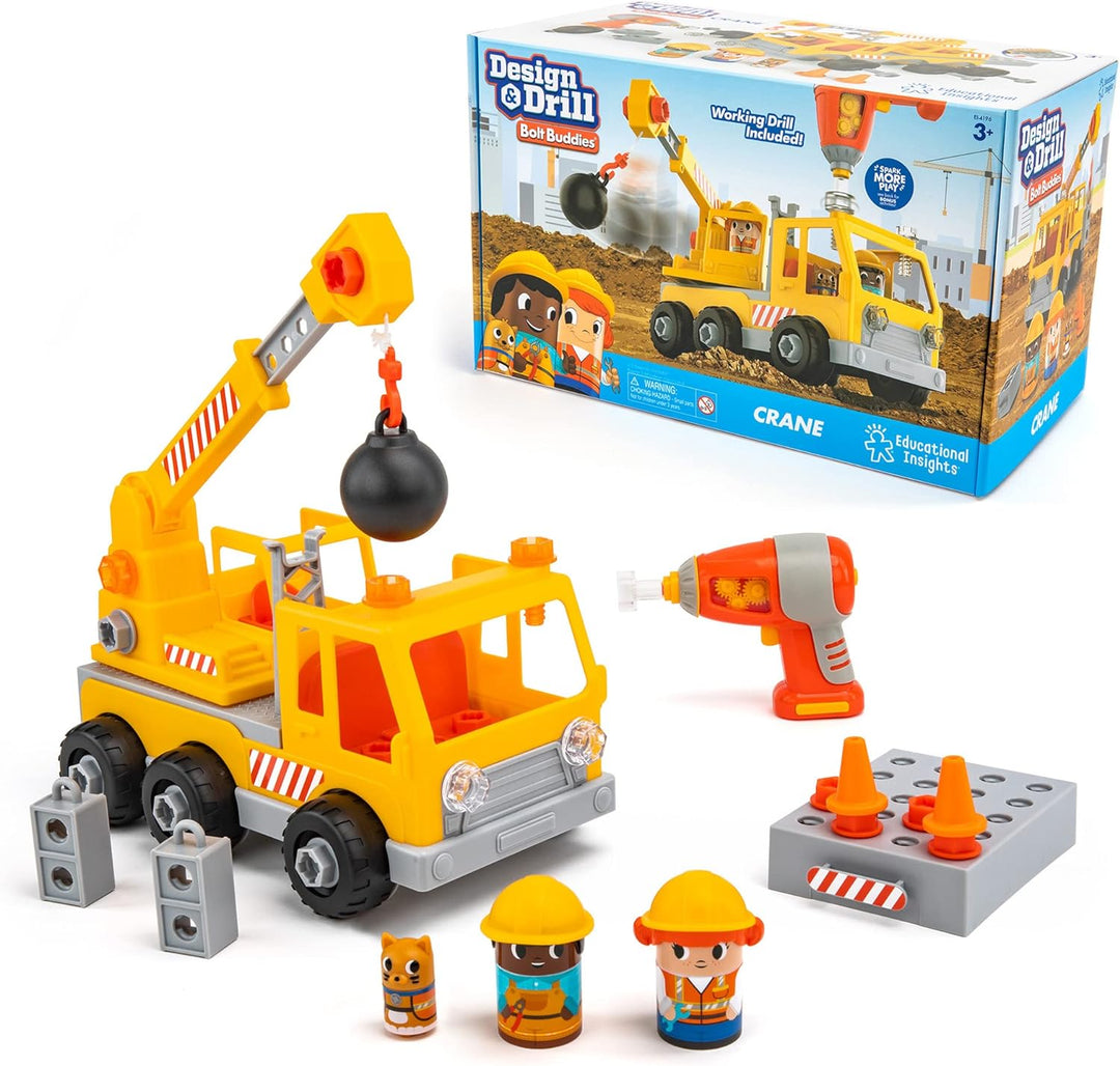 juego Camión Demolición Taladro Eléctrico Niños
