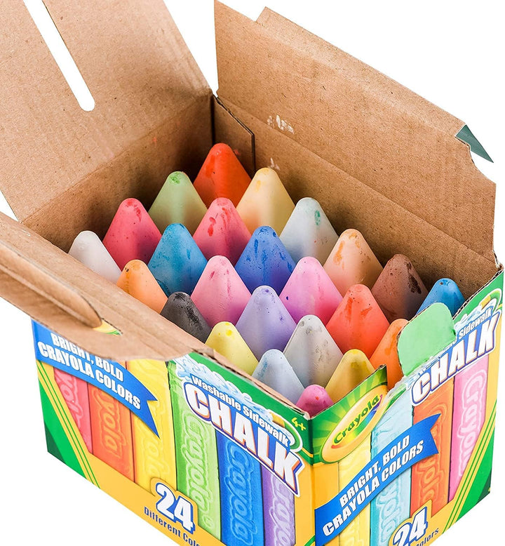 Caja De Tiza Lavable Cuadrados 24Un