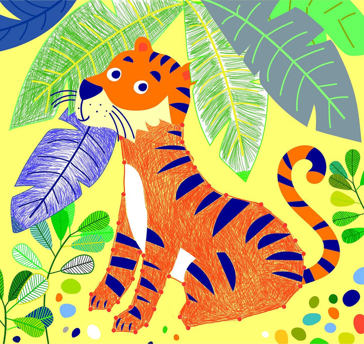 Set De Arte Libro Actividades Para Colorear La Selva