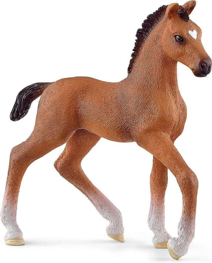 Figura Animales Potro Oldenburger  Pintado A Mano