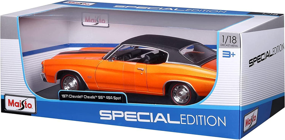 Carro Coleccionable Chevrolet Chevelle SS 454 Escala 1/18
