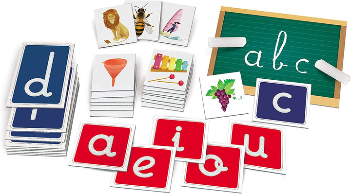 Juego Montessori Letras Táctiles Para Niños