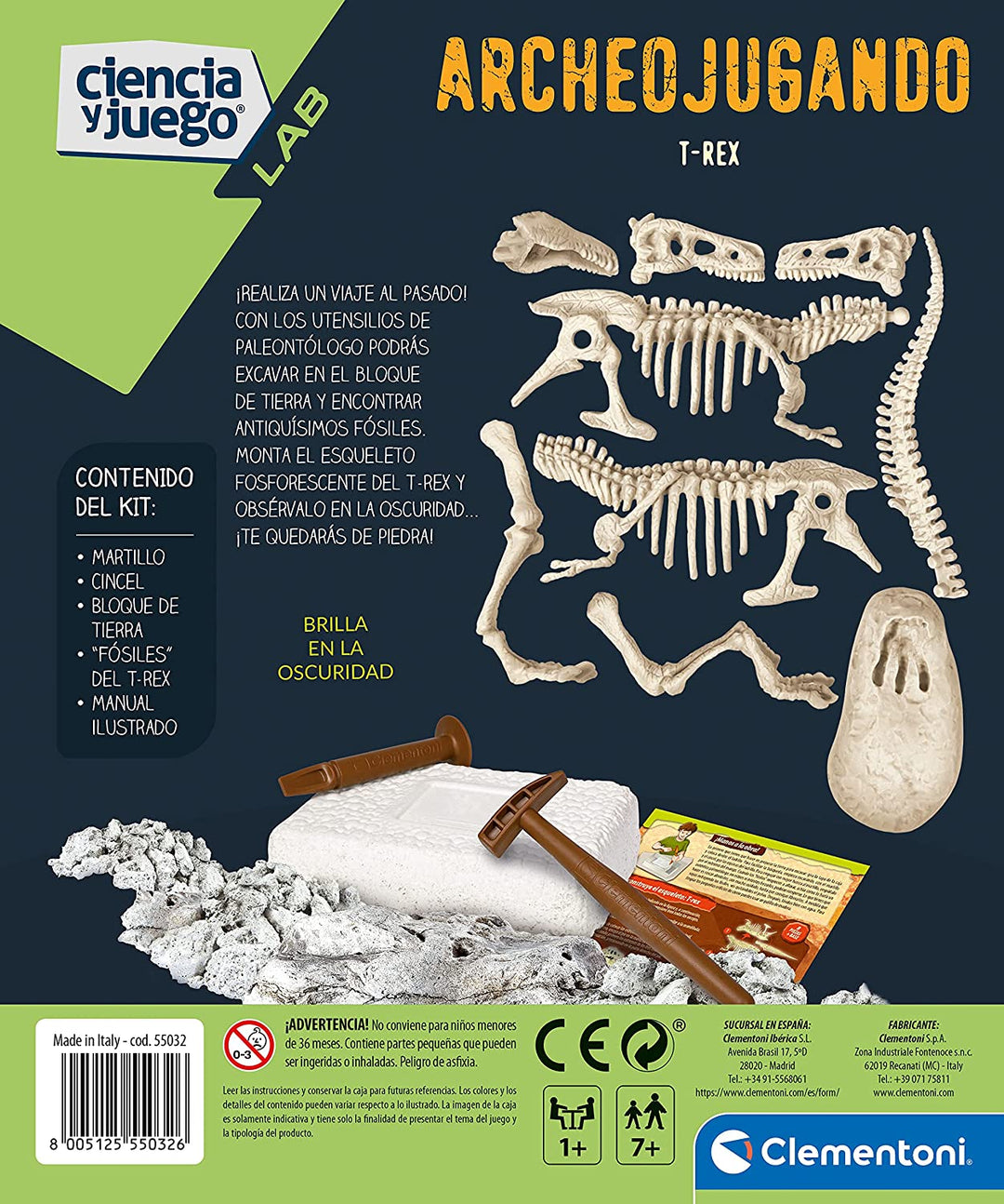 Juego Experimento Fosil De Dinosaurio T Rex