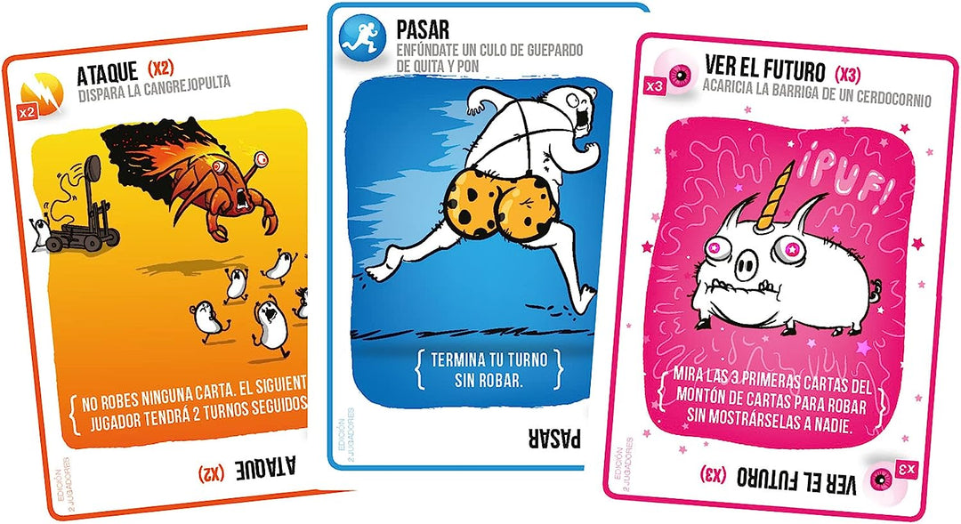 Juego De Mesa Exploding Kittens 2 Jugadores