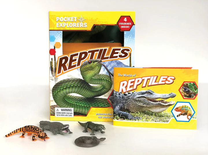Libro y Juego 2 En 1 Animales Reptiles