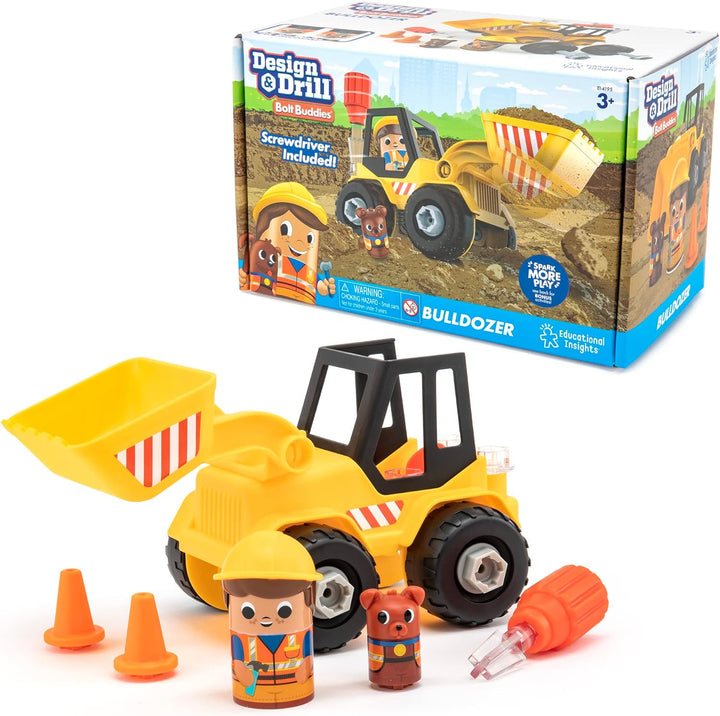 Juego Construcción Tu Camión Bolldozer niños