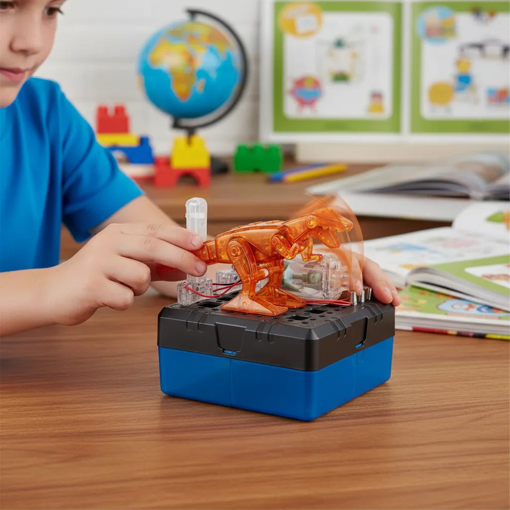 Experimento STEM Dinosaurio En Movimiento