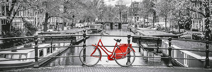 Rompecabezas 1000 Piezas Amsterdam En Bicicleta