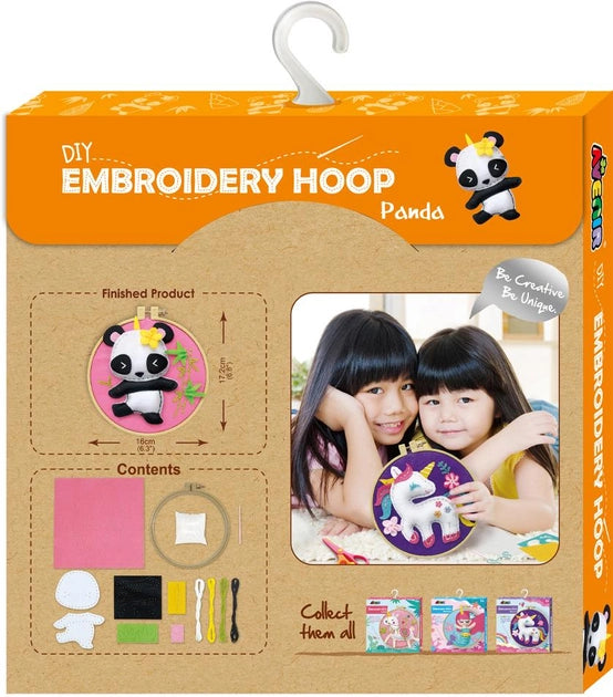 Set De Arte Y Manualidades Bordado Panda