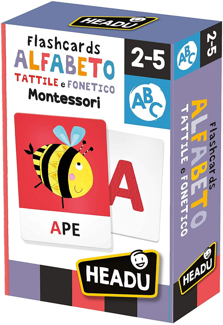 Flash Cards Sensoriales Montessori Alfabeto