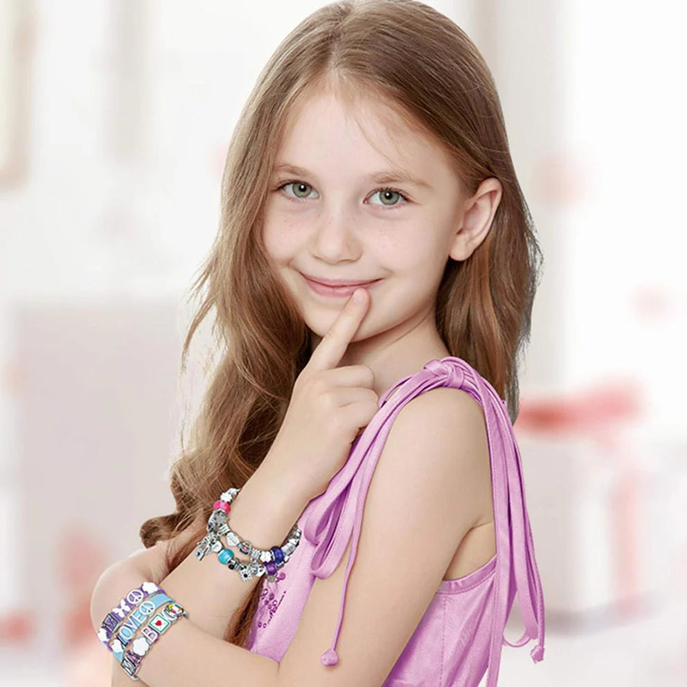Juego Set Crea Tus Pulseras Creativas Para Niñas