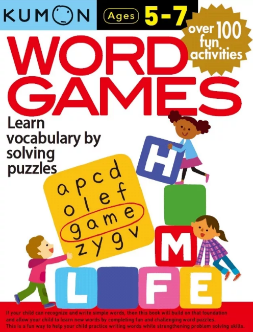 Libro Kumon Juegos De Palabras En Ingles Para Niños