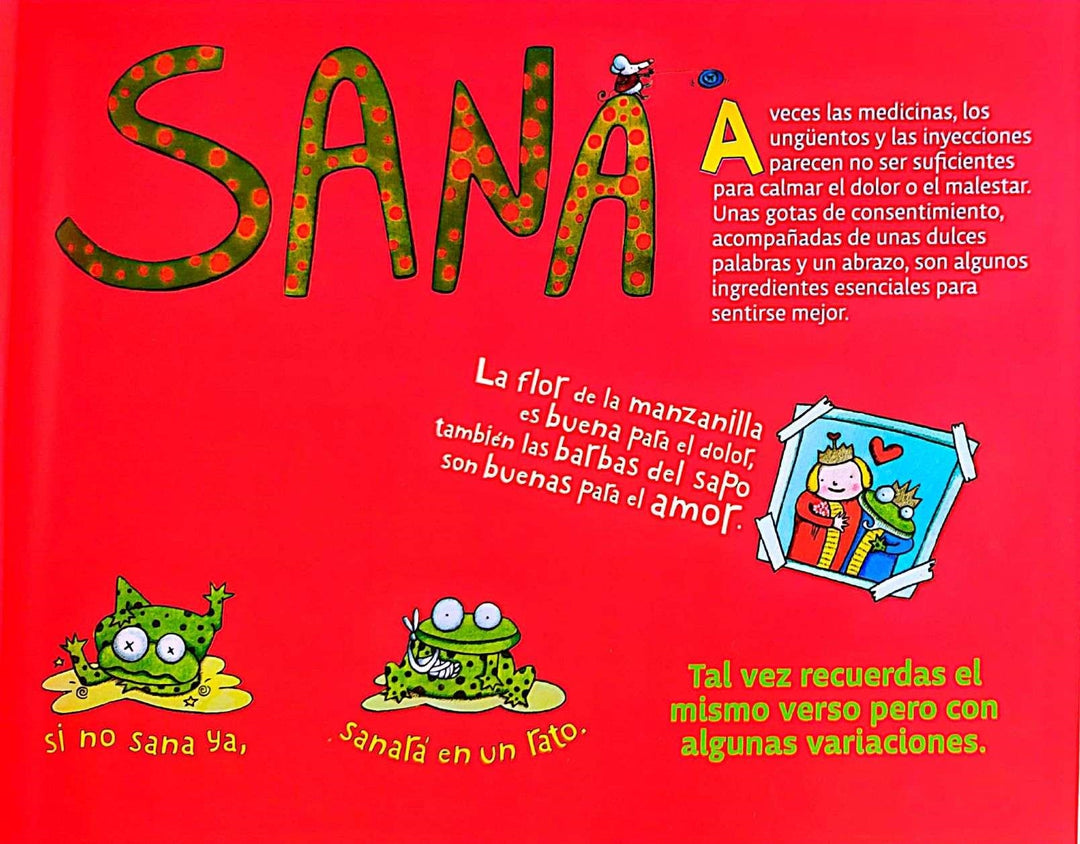 Libro Sana Que Sana Una Cancion Para La Ocasion