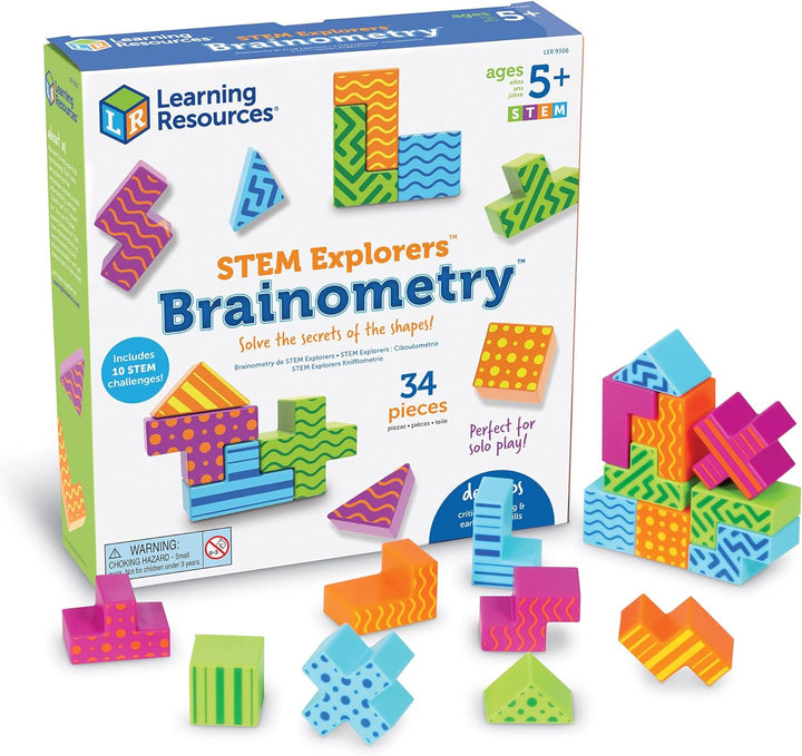 Juego Didactico Bloques Geométricos Niños