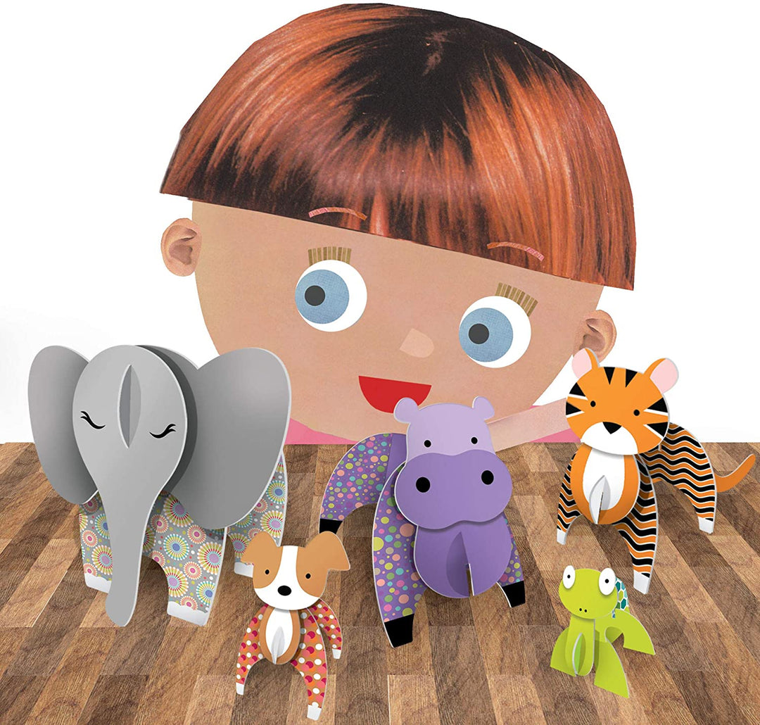 Kit De Arte Montessori Animales 3D